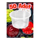 Yorulmaz Ambalaj 🥫 80 cc Kapaksız Sos Kabı 50 Li – Şeffaf Plastik Tek Kullanımlık Sosluk Paket Servis Uyumlu