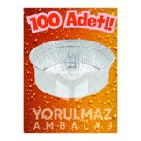 yorulmaz ambalaj 🍮 Alüminyum Sufle Kabı 100 Adet – Tek Kullanımlık Dayanıklı Tatlı ve Süp Kase