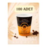 yorulmaz ambalaj 🥤 Bencup 7 Oz Kalın Karton Bardak 100 Adet ☕ | 🔥 Sıcak & Soğuk İçecek Bardağı | 💪 Dayanıklı Yapı