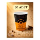 yorulmaz ambalaj 🥤 Bencup 7 Oz Kalın Karton Bardak 50 Adet ☕ | 🔥 Sıcak & Soğuk İçecek Bardağı | 💪 Dayanıklı Yapı