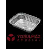 Yorulmaz Ambalaj Kullan At Kapaklı Alüminyum Kase 250 gr – Paket Servis Için – 24 Adet