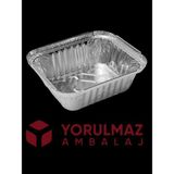 Yorulmaz Ambalaj Kullan At Kapaklı Alüminyum Kase 350 gr – Paket Servis Için – 24 Adet