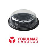 yorulmaz ambalaj Kullan At Plastik Pasta Taşıma Kabı 10 Adet