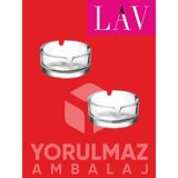 Yorulmaz Ambalaj Kyf 70 Küçük Cam Sigara Küllüğü 2’li Set – Kalın Cam, Kolay Temizlenir - 1