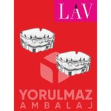 Yorulmaz Ambalaj Lav KAR70 Cam Küllük 2’li Paket – Ev ve Kafe Için Ideal - 1