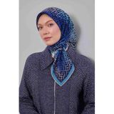 Yosun Yeşili Renk Geçişli Desen Soft Eşarp