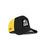You Can't Stop Me Logolu Cordura Siyah-Sarı Trucker Şapka