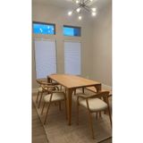 You Furnitures Ahşap Sandalye - Masif Yemek Odası Sandalyesi - Naturel Cila - Adet Fiyatıdır