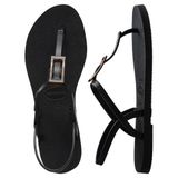 You Paraty Buckle Turtle Siyah Kadın Terlik 4148917-0090