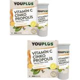 You Plus Vitamin C Çinko Propolis 20 Efervesan Tablet 2'li