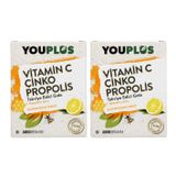 You Plus Vitamin C Çinko Propolis Effervesan 20 Tablet | 2 Adet