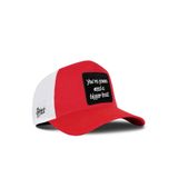 You re - Gonna Logolu Kırmızı-Beyaz Trucker Şapka