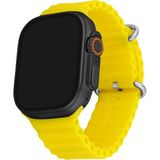 You Smart A8-A82PRO Black & Yellow Silikon Akıllı Kol Saati - Sarı