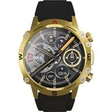 You Smart R15-AR153 Gold & Black Silikon Akıllı Kol Saati - Siyah