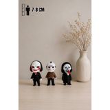 You Toys 3 Lü Korku Seti 7-8 Cm Flexi Model / Jig Saw(Testere)+ Jason+ Ghostface Figür Oyuncak
