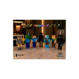You Toys Minecraft Full Set/ Steve+ Alex+ Enderman+Zombie +Skeleton+Wither Kafa,Kol, Ayak EKLEMLİ Figür Oyuncak