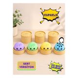 You Toys Mini Kapaklı Çin Mantısı 1 Adet Sürpriz Renk Clickerlı Figür Oyuncak Sert Versiyon