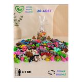 You Toys Mini Organik Oynar Eklemli Eğlenceli Hediyelik Hayvan Figür Oyuncak (4-7 cm)