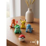 You Toys Pokemon 5li Set/ Pikachu+Charmander+Squirtle+Bulbasaur+Poke Topu Figür Oyuncak
