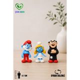 You Toys Şirinler 3lü Set Hareketli Eklemli 5-7 cm Şirin Baba Şirine Gargamel Figür Oyuncak