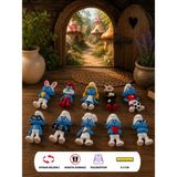 You Toys Şirinler | Şirin Baba+ Şirine +Gargamel Dahil 10Lu Set / 3 Eklemli- Hareketli Figür Oyuncak