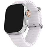 You Watch A8-A84PRO You Smart Gümüş & Beyaz Silicon Unisex Kol Saati - 41 - 45 mm - Beyaz - Gümüş - Yok