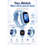 You Watch Sim Kartlı Mavi Çocuk Takip ve Telefon Arama Özellikli Akıllı Saat