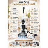 Youban K12 Plus Steamix Çift Merdaneli Buharlı Halı ve Koltuk Yıkama Makinesi 2000W, 4 Temizlik Modu, 50°c Sıcak Su, Güçlü Vakum, 2.8 L Temiz Su Tankı, Self-Cleaning ve Çoklu Aksesuar