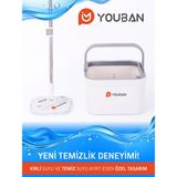Youban Temiz Su ile Kirli Suyu Ayıran Otomatik Temizlik Seti Pro +1 Yedek Mop Bezli