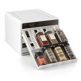YouCopia SpiceStack baharat rafı, ayarlanabilir, 24 şişe, beyaz
