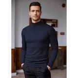Youknitwear You Balıkçı Yaka Erkek Triko Kazak - 02L-Lacivert - M