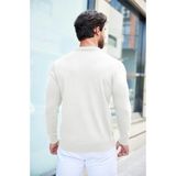 Youknitwear You Maicon Erkek Triko Kazak - 001-Beyaz - S