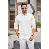 Youknitwear You Maicon Erkek Triko Kazak - 001-Beyaz - XL
