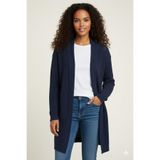 youknitwear you Stayles%100 Pamuk Kadın Triko Hırka Lacivert M