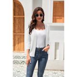 Youknitwear You Tour Triko Hırka - Beyaz - S - M