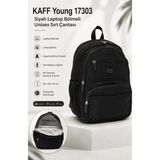 Young 17303 Siyah Laptop Bölmeli Unisex Sırt Çantası