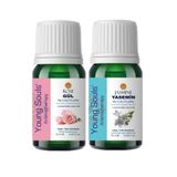 Young Souls 10 ml Aromaterapi Uçucu Gül Yağı + 10 ml Uçucu Yasemin Yağı
