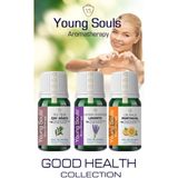 Young Souls Aromatherapy Good Health Collection Çay Ağacı Lavanta Angustifolia Tatlı Portakal Uçucu Yağ Seti 30 ml