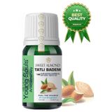 YOUNG SOULS Sweet Almond Carrier Oil ( Cold Pressed ) Tatlı Badem Bitkisel Taşıyıcı Yağ ( Soğuk Sıkım ) 10 ml