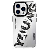 Youngkit Apple İphone 14 Pro Max Kılıf Magsafe Şarj Özellikli Yazı Temalı Youngkit Mechanic Serisi Kapak