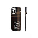 Youngkit Apple İphone 15 Pro Kılıf Ekose Desenli Youngkit Gezhi Serisi Kapak