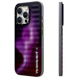 Youngkit Apple İphone 15 Pro Kılıf Kuzey Işıkları Desenli Youngkit Aurora Serisi Kapak