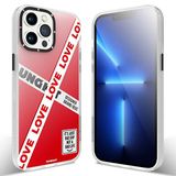 YoungKit Cl005 iPhone 13 Sert Silikon Kırmızı Kılıf