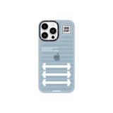 Youngkit iPhone 12 Pro Max Uyumlu Kılıf Luggage FireFly Serisi Kapak Açık Mavi
