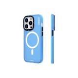 Youngkit Iphone 13 Pro Kılıf Magsafe ile Uyumlu Colored Sand Serisi Kapak, Mavi