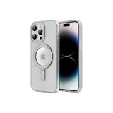 Youngkit iPhone 13 Pro Max Uyumlu Kılıf Magsafe ile Uyumlu Youngkit Rock Serisi Kapak, Beyaz