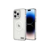 Youngkit Iphone 13 Pro Uyumlu Kılıf Magsafe ile Uyumlu Coloured Glaze Serisi Kapak, Beyaz