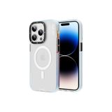 Youngkit Iphone 13 Pro Uyumlu Kılıf Magsafe ile Uyumlu Jane Sand Serisi Kapak, Mavi