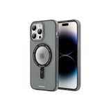 Youngkit iPhone 13 Pro Uyumlu Kılıf Magsafe ile Uyumlu Youngkit Rock Serisi Kapak, Siyah