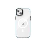 Youngkit Iphone 13 Uyumlu Kılıf Magsafe ile Uyumlu Exquisite Serisi Kapak, Mavi